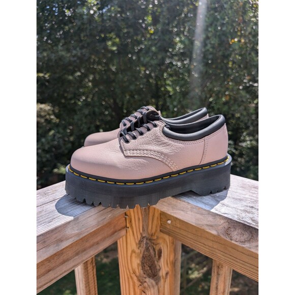 Doc Martens Pink Platform Lace Up Shoes Women's 8 NWOT Chunky Alt Punk Grunge - Picture 6 of 8